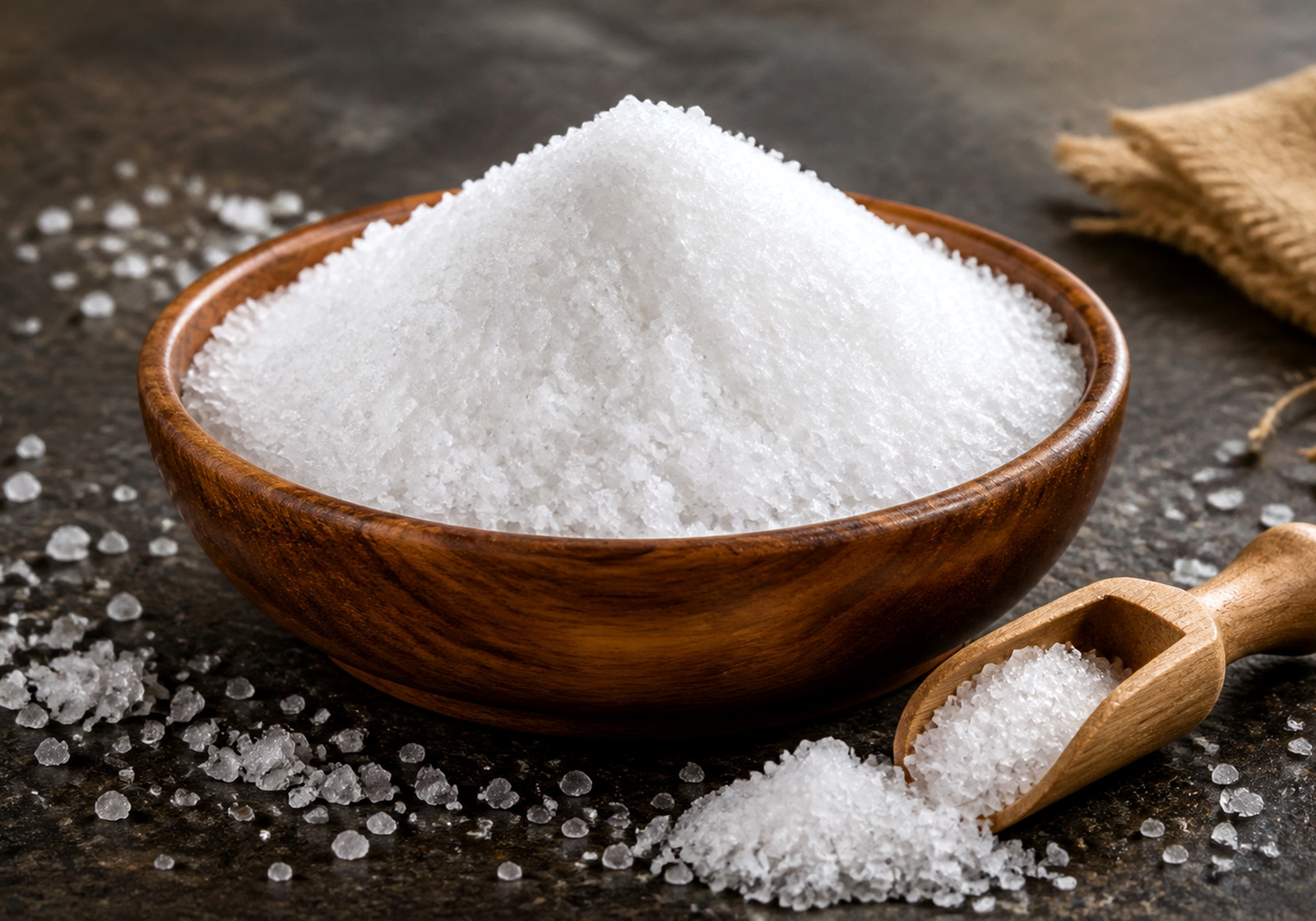 Refined salt